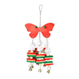 Maxbell Bird Toy Wooden Blocks Balls Bells for Budgie Parakeets Cage Accessories