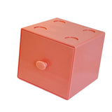 Maxbell Desktop Drawer Box Space Saving Cosmetic Holder for Office Dorm Hallway Pink
