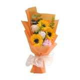 Maxbell Artificial Soap Flower Artificial Flowers Bouquet Wedding Party Decoration Orange