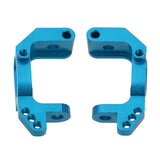 Max 2Piece Aolly Front Hub Carrier 102210 02015 for 1/10 HSP 94123 RC Car Blue