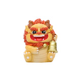 Maxbell 2024 Year of Chinese Dragon Figure Statue Fengshui Sculpture for Living Room Style D
