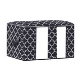 Maxbell Clothes Storage Bag Quilt Bedding Zipper Organizer Black 45x30x20cm B