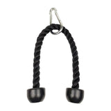 Maxbell Tricep Rope Cable Attachments Heavy Duty for Forearm Weight Lifting Shoulder Black