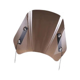 Maxbell Motorcycle Windscreen Motorbike Wind Deflector Premium Wind Deflector Screen Coffee