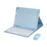 Maxbell Case Wireless Keyboard Mouse for Galaxy Tab S6 Lite 10.4 Non Slip Blue