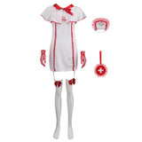 Maxbell Nurse Cosplay Uniform Dress Costume Outfit Sexy Lingerie Nurse Cosplay Suits