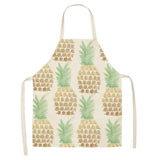 Max Kitchen Sleeveless Pineapple Apron Cooking Dress Yellow 49x40cm