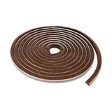 Maxbell 32.8ft Brush Seal Self Adhesive for Door Window Weatherstrip Sealing Strip Brown