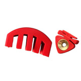 Maxbell Violin Strings Dampener Silence Mellowe Sound for Musical Instrument Red