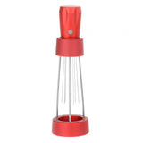 Maxbell Coffee Stirrer Distributor Coffee Tamper Tool Durable for Home Cafe Kitchen Red