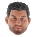 Max 1:6 Men Soldier Head Sculpture with Hair Athlete for Action Figure Body Accs