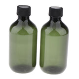 Maxbell 2Pcs Empty Lotion  Toner Bottles Shampoo Hair Conditioner Containers Green