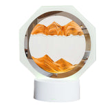 Maxbell Moving Sand Picture Night Light Flowing Sand Scene Quicksand Hourglass