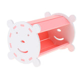 Max Small Animals Hamster Gerbil Colorful Tunnel House Nest Rest Bedroom Pink