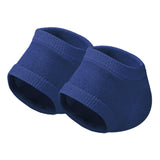 Maxbell 2 Pieces Strech Hydrating Heel Socks Polyester Adults for Cracking Feet Blue