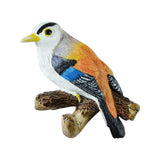 Maxbell Birds On A Branch Hanger Hanging Outdoor Tiles Resin Wall Coat Hook for Robe Yellow 10.7x3.5x9cm