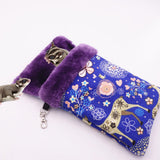 Max Pet Hamster Parrot Ferret Bunny Squirrel Cage Hanging Sleep Bag Pouch Deer Blue