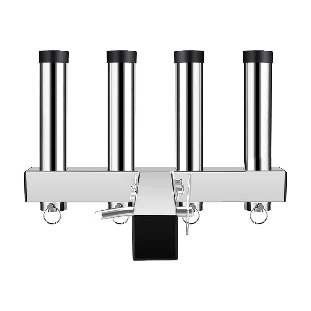 Maxbell Hitch Mount Rod Holder Portable Fishing Pole Storage Rack for Ship Car Truck