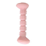 Maxbell Dog Chew Toy Durable Interactive Toy Kitten Toy Cleaning Bite Resistant Pink
