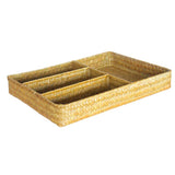 Max Drawer Organizer Storage Box Dividers 4 Compartment Tray Holder yellow