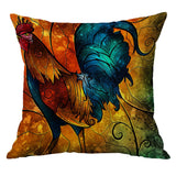 Max Square Cushion Cover for Soft Car Home Decor Cock 45x45cm