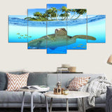 Max Maxb Modern Art Painting PVC Print Picture Home Wall Decor Unframed Sea Turtle