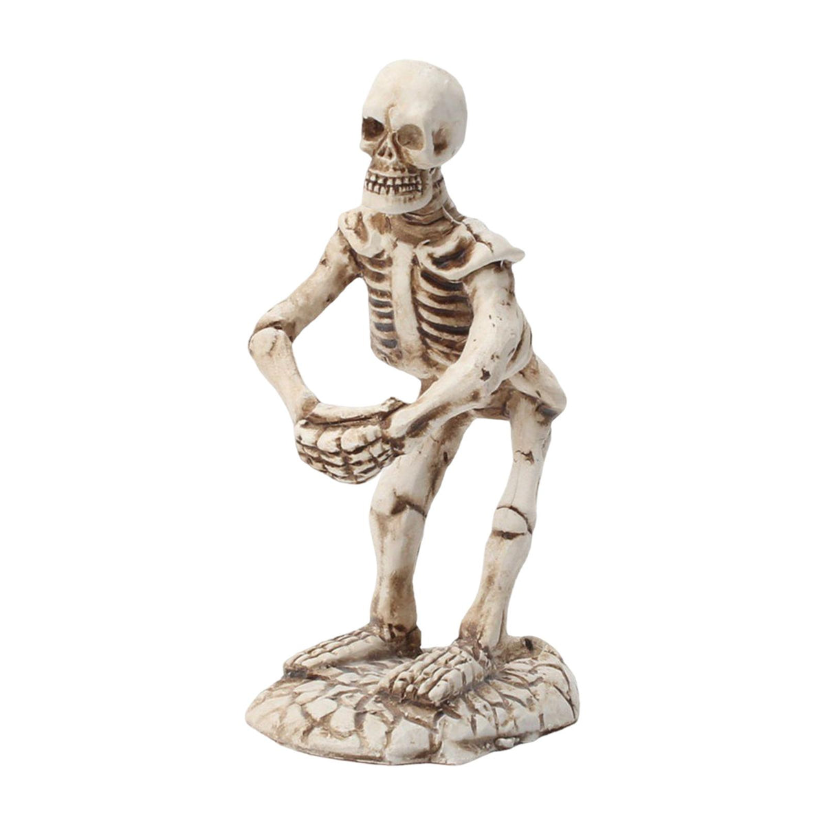Maxbell Skull Holder Bracket Desktop Home Halloween Mini Resin Decor