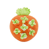 Maxbell Carrot Plush Toy Accessories Pet Supplies Crafts Interactive Toys for Puppy