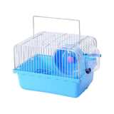 Maxbell Hamster Cage Small with Running Wheel for Small Animal Pet Supplies Pet Toy Blue