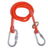 Maxbell Rock Climbing Fall Protection Shock Absorb Lanyard Rope 1.6m S