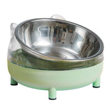 Maxbell Elevated Cat Bowls Small Medium Large Dog Drinking Dispenser Raised Dish Green