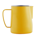 Maxbell Espresso Milk Frothing Pitcher Stainless Latte Art Coffee Jug Yellow