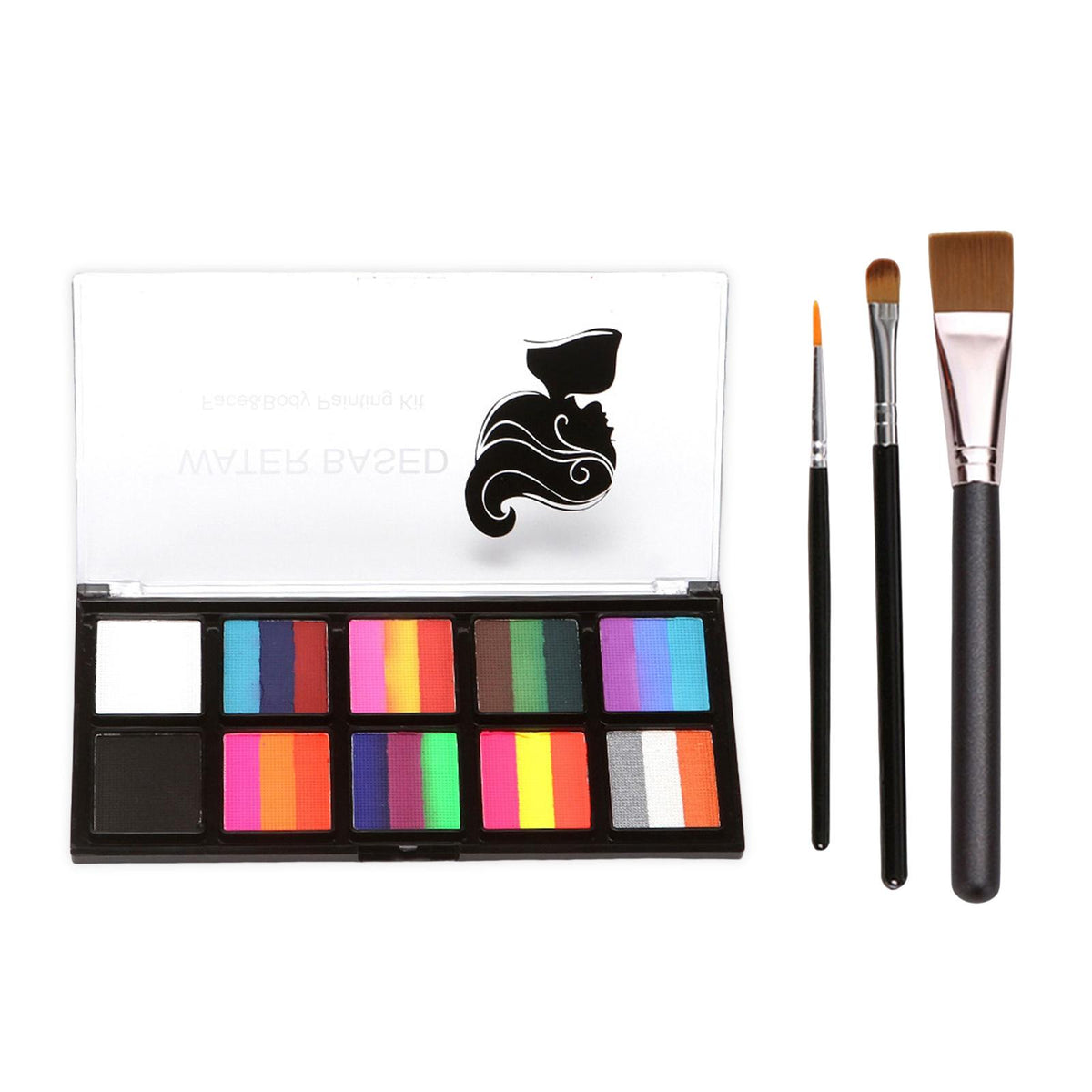Maxbell Body Paint Makeup Kit for Costume Halloween Kids Adults