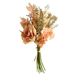 Maxbell Romantic Artificial Flowers Bouquet Arrangement for Wedding Kitchen Pink