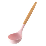 Maxbell Silicone Kitchenware Silicone Cooking Utensil with Wood Handle For Kitchen C