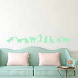 Maxbell Glow In The Dark Stickers Children's Room Ceiling Wall Decor 9x Cat