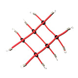 Max Elastic RC Rack Luggage Net w/ Hook for 1/10 RC Rock Crawler Car Red