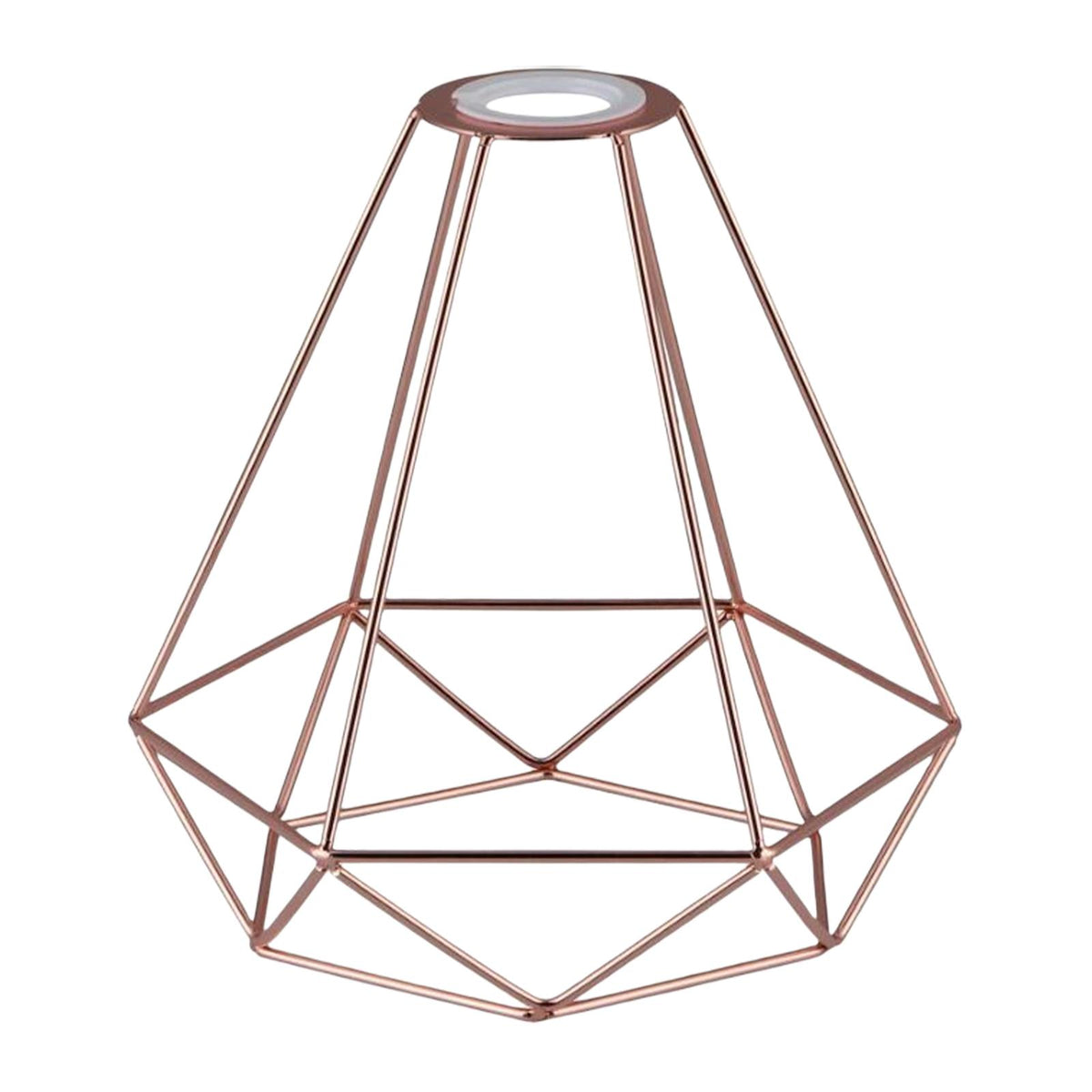 Maxbell Pendant Lamp Shade Diamond Shape Bracket Wire Antique Decoration for Ceiling