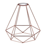 Maxbell Pendant Lamp Shade Diamond Shape Bracket Wire Antique Decoration for Ceiling
