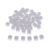 Max 50Pieces Square Edge Blank Dices D6 Six Sided RPG Gaming Dice Gift 18mm