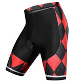 Maxbell Breathable Comfortable Black and Red Grid Summer Mountain Biking Shorts XXXL