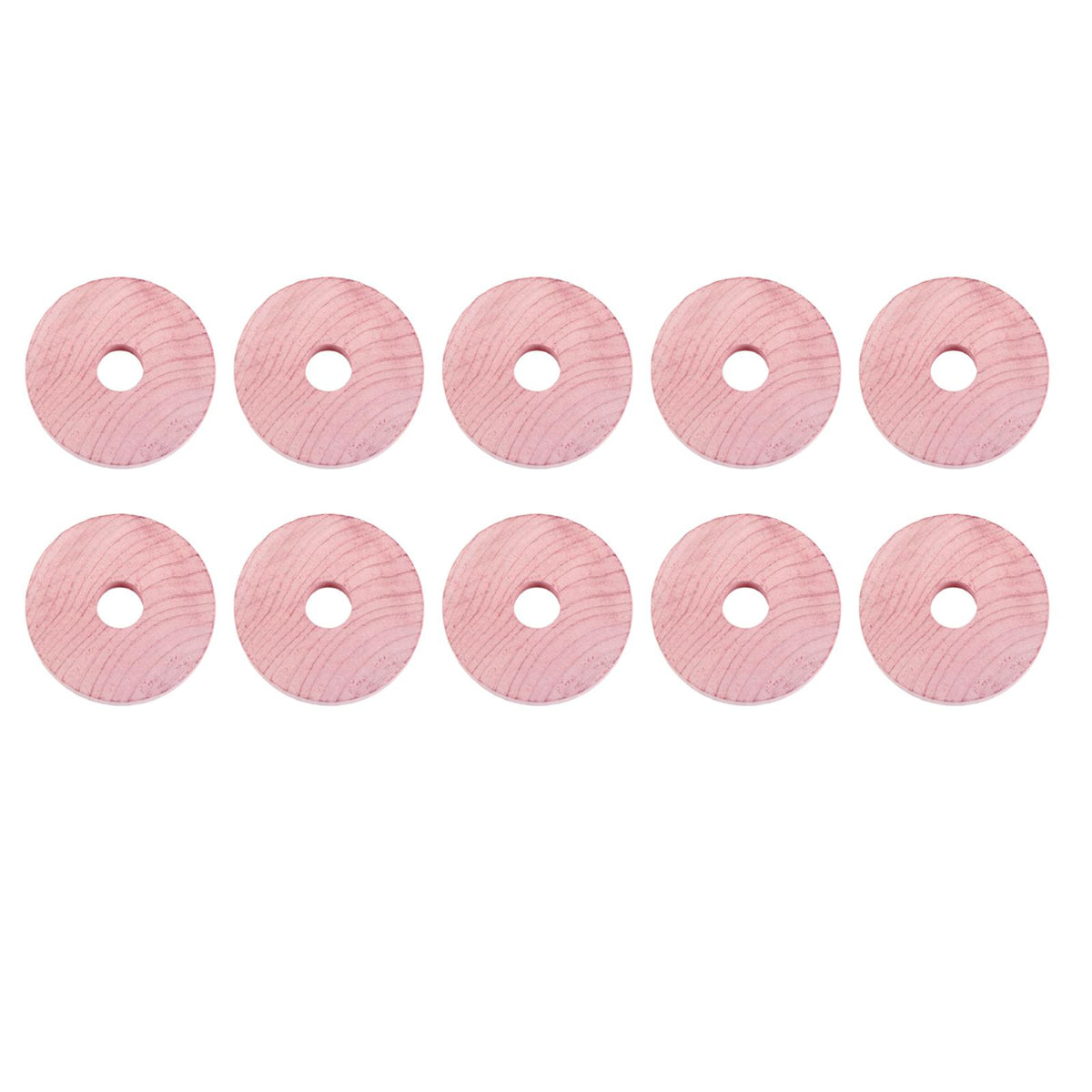 Maxbell 10 Pieces Cedar Blocks Wood Cedar Balls for Drawers Clothes Storage Wardrobe 4cmx1cm