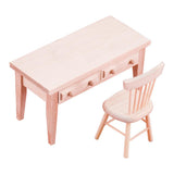 Maxbell 1: 12 Doll House Mini Table And Chair Set Furniture Room Scenes Ornaments