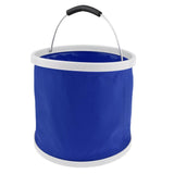 Maxbell Folding Bucket Water Container Pail for Camping BBQ Fishing 11L Blue
