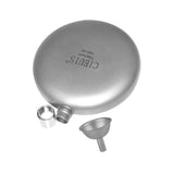 Maxbell Titanium Hip Flask Portable Leakproof Drinking Cup for Travelling Camping with Funnel