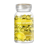 Maxbell Hair Vitamin Serum Capsule with Vitamins B5 Oil Repair Hair For Women yellow