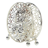 Maxbell Modern Tissue Dispenser Napkin Holder for Dining Table Restaurant Picnic Silver