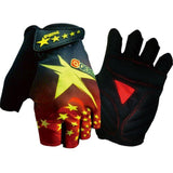 Maxbell Black Anti-slip Motorcycle Bike Cycling Racing Riding Protective Gear Half Finger Gloves M