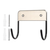 Maxbell Home Ironing Board Holder Wall Hanging Removable for Home Door Bathroom Black