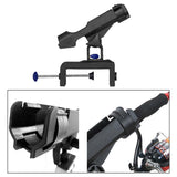 Max Fishing Rod rack Holders clamp on Adjustable Removable 360 degree Kayak Boat